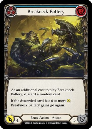 Breakneck Battery (Blue) (WTR013) - Welcome to Rathe 1st Edition