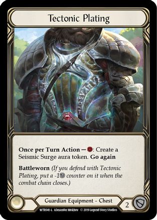 Tectonic Plating (WTR041) - Welcome to Rathe Unlimited Edition Rainbow Foil