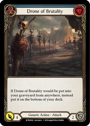 Drone of Brutality (Blue) (WTR166) - Welcome to Rathe Unlimited Edition