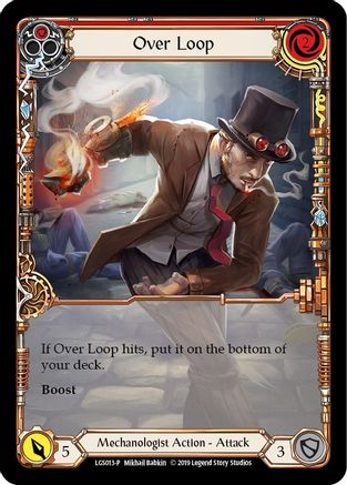 Over Loop (Red) - LGS013 (LGS013) - Flesh and Blood: Promo Cards 1st Edition