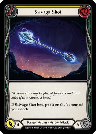Salvage Shot (Yellow) (ARC067) - Arcane Rising Unlimited Edition Rainbow Foil