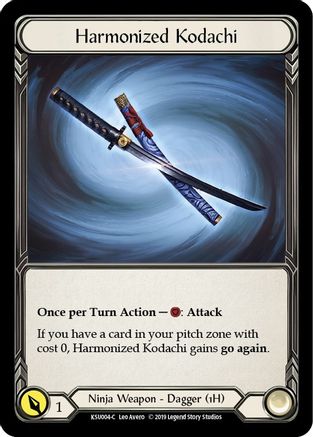 Harmonized Kodachi (Reverse) (KSU003) - Hero Deck: Katsu 1st Edition