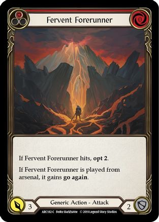 Fervent Forerunner (Red) (ARC182) - Arcane Rising Unlimited Edition