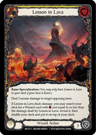 Lesson in Lava (ARC121) - Arcane Rising 1st Edition