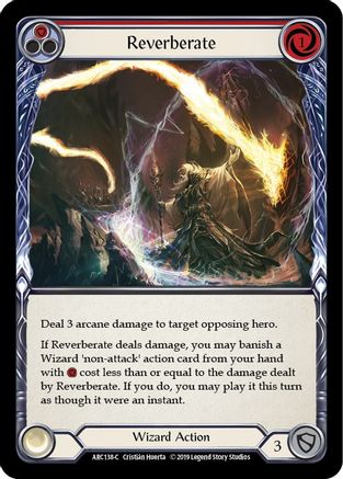 Reverberate (Red) (ARC138) - Arcane Rising Unlimited Edition Rainbow Foil