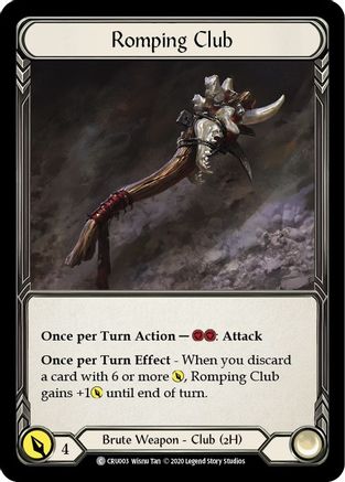 Romping Club (CRU003) - Crucible of War Unlimited Edition Rainbow Foil