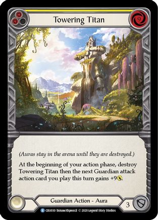 Towering Titan (Yellow) (CRU030) - Crucible of War Unlimited Edition