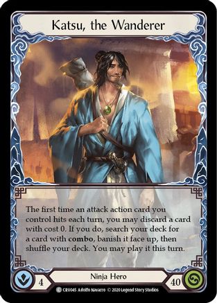 Katsu, the Wanderer (CRU045) - Crucible of War Unlimited Edition