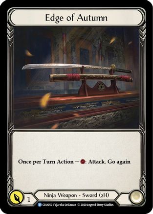 Edge of Autumn (CRU050) - Crucible of War 1st Edition Cold Foil