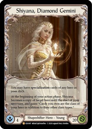 Shiyana, Diamond Gemini (CRU097) - Crucible of War Unlimited Edition Rainbow Foil