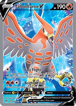 Talonflame V 168/185 - Vivid Voltage Holofoil