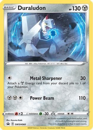 Duraludon SWSH060/307 - SWSH Black Star Promos Holofoil