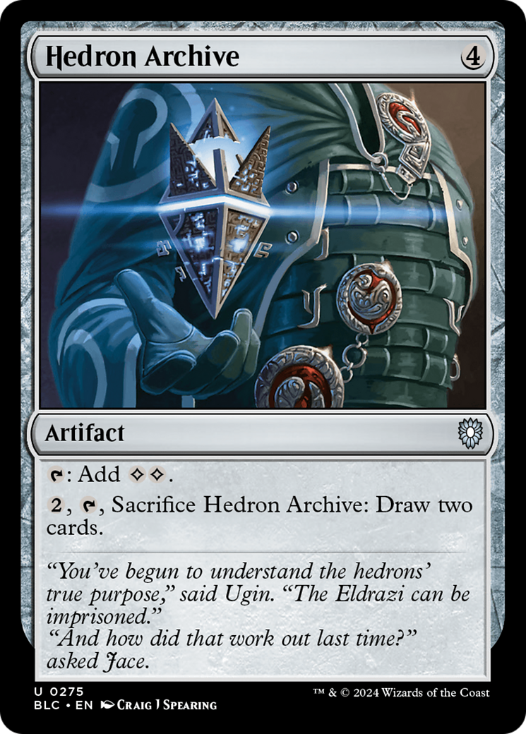 Hedron Archive (BLC-275) - Bloomburrow Commander - Premium MTG Single from Wizards of the Coast - Just $0.25! Shop now at Game Crave Tournament Store
