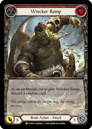 Wrecker Romp (Red) (LGS020) - Flesh and Blood: Promo Cards