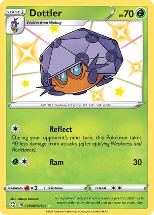 Dottler SV008/122 - Shiny Vault Holofoil