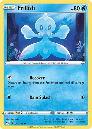 Frillish 41/163 - Battle Styles