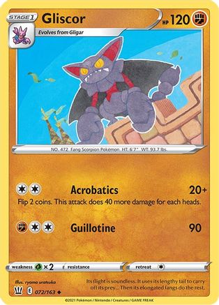 Gliscor 72/163 - Battle Styles