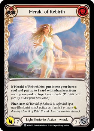 Herald of Rebirth (Red) (MON020) - Monarch 1st Edition