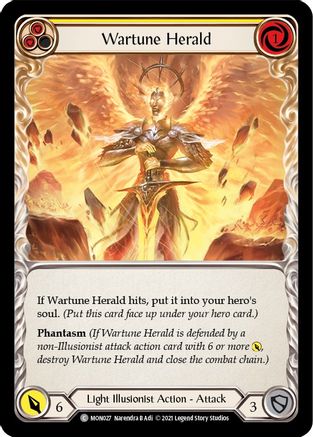 Wartune Herald (Yellow) (MON027) - Monarch 1st Edition