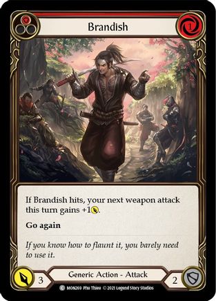 Brandish (Red) (MON269) - Monarch 1st Edition