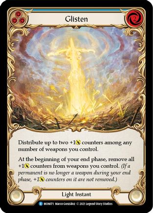 Glisten (Blue) (MON071) - Monarch 1st Edition