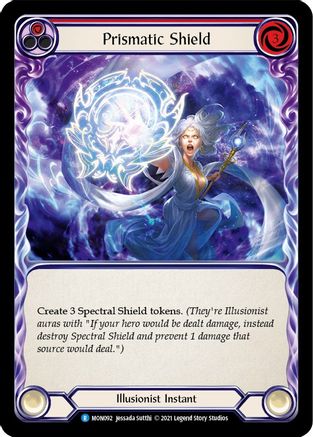 Prismatic Shield (Red) (MON092) - Monarch 1st Edition