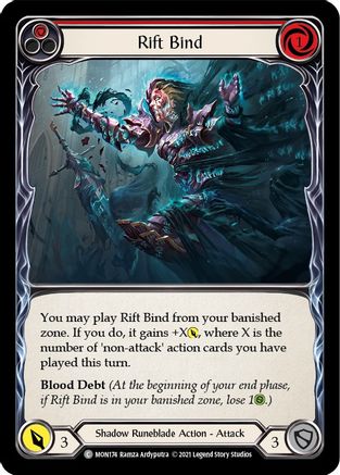 Rift Bind (Red) (MON174) - Monarch Unlimited Edition