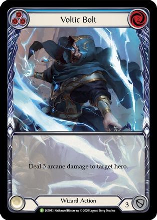 Voltic Bolt (Blue) (LGS043) - Flesh and Blood: Promo Cards Rainbow Foil