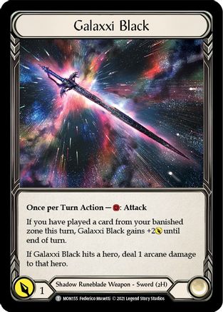 Galaxxi Black // Soul Shackle (MON155) - Monarch Unlimited Edition