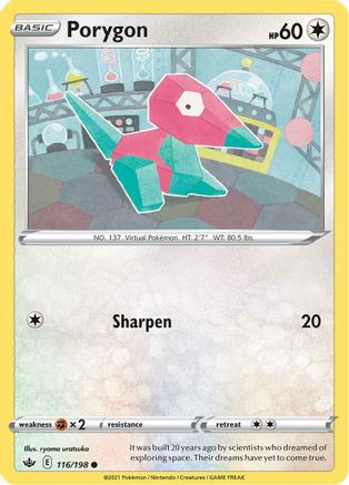 Porygon 116/198 - Chilling Reign
