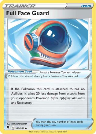 Full Face Guard 148/203 - Evolving Skies Reverse Holofoil