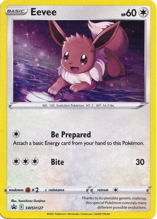 Eevee SWSH127/307 - SWSH Black Star Promos Holofoil
