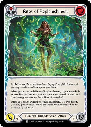 Rites of Replenishment (Red) (ELE079) - Tales of Aria Unlimited Edition Rainbow Foil