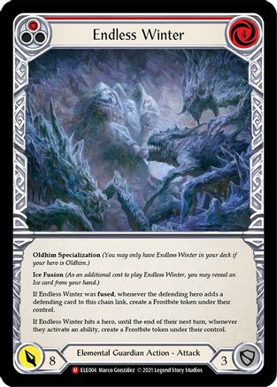 Endless Winter (ELE004) - Tales of Aria 1st Edition Rainbow Foil
