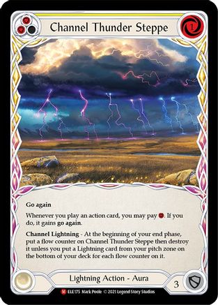 Channel Thunder Steppe (ELE175) - Tales of Aria Unlimited Edition Rainbow Foil