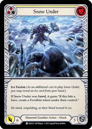 Snow Under (Yellow) (ELE023) - Tales of Aria 1st Edition