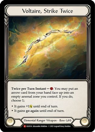 Voltaire, Strike Twice (ELE034) - Tales of Aria 1st Edition