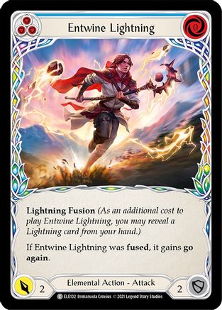 Entwine Lightning (Blue) (ELE102) - Tales of Aria Unlimited Edition