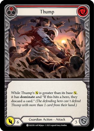 Thump (Red) (ELE209) - Tales of Aria Unlimited Edition Rainbow Foil