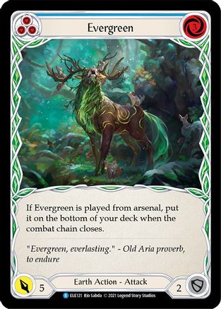 Evergreen (Blue) (ELE121) - Tales of Aria 1st Edition