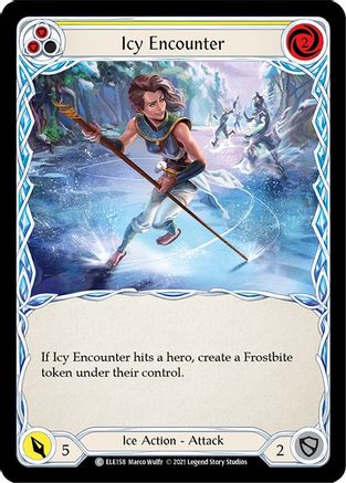 Icy Encounter (Yellow) (ELE158) - Tales of Aria Unlimited Edition