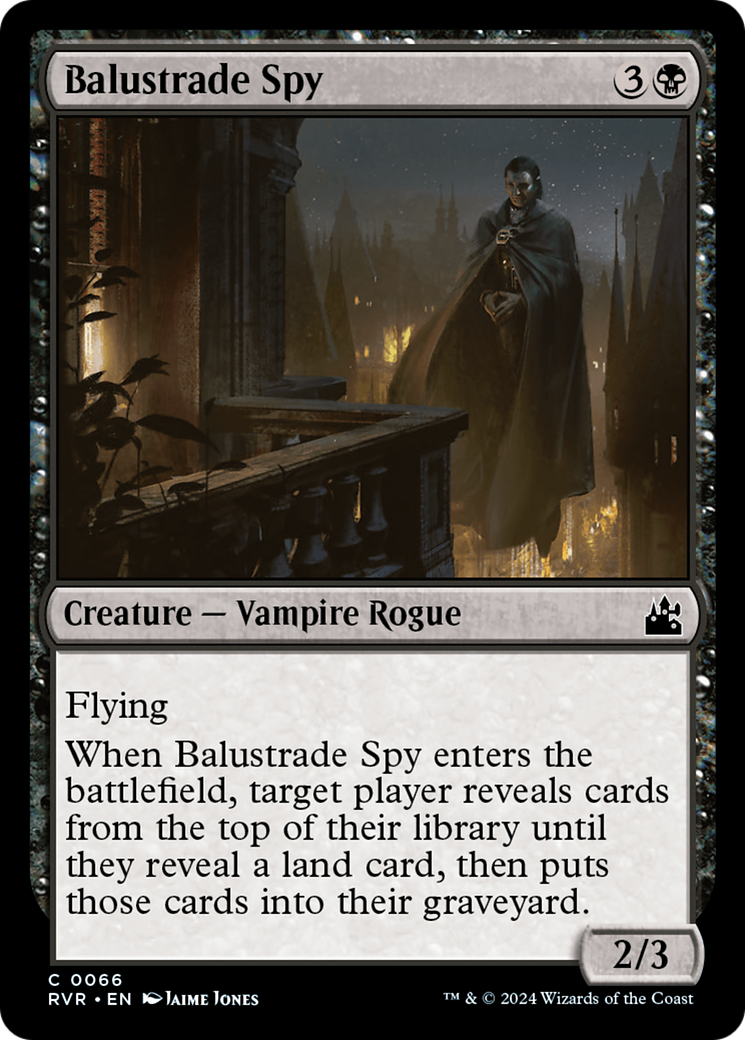 Balustrade Spy (RVR-066) - Ravnica Remastered - Premium MTG Single from Wizards of the Coast - Just $0.25! Shop now at Game Crave Tournament Store