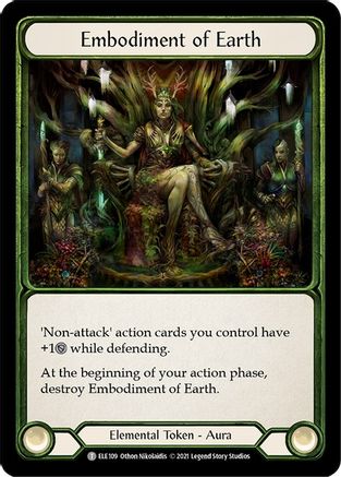 Embodiment of Earth // Embodiment of Lightning (ELE109) - Tales of Aria 1st Edition