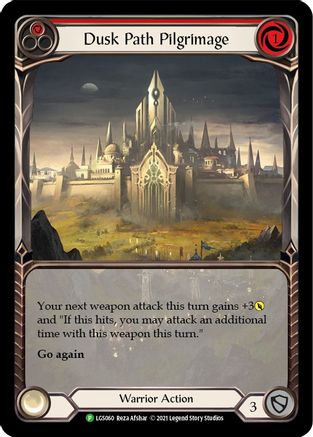 Dusk Path Pilgrimage (Red) (LGS060) - Flesh and Blood: Promo Cards Rainbow Foil
