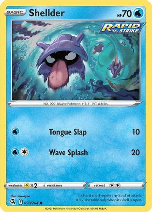 Shellder 50/264 - Fusion Strike
