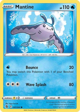 Mantine 61/264 - SWSH08 Fusion Strike