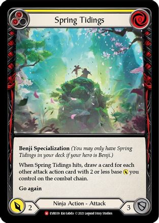 Spring Tidings (EVR039) - Everfest 1st Edition Rainbow Foil