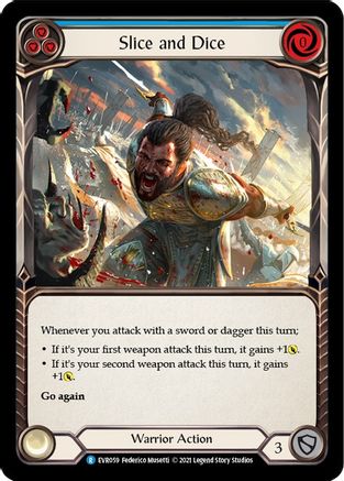 Slice and Dice (Blue) (EVR059) - Everfest 1st Edition