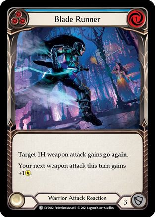 Blade Runner (Blue) (EVR062) - Everfest 1st Edition Rainbow Foil