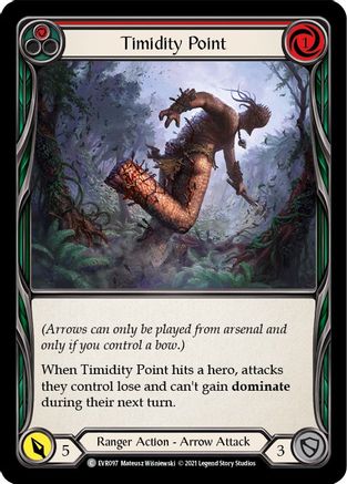 Timidity Point (Red) (EVR097) - Everfest 1st Edition Rainbow Foil